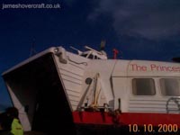Retired sisters; Hovercraft lie silent on the pad at Dover